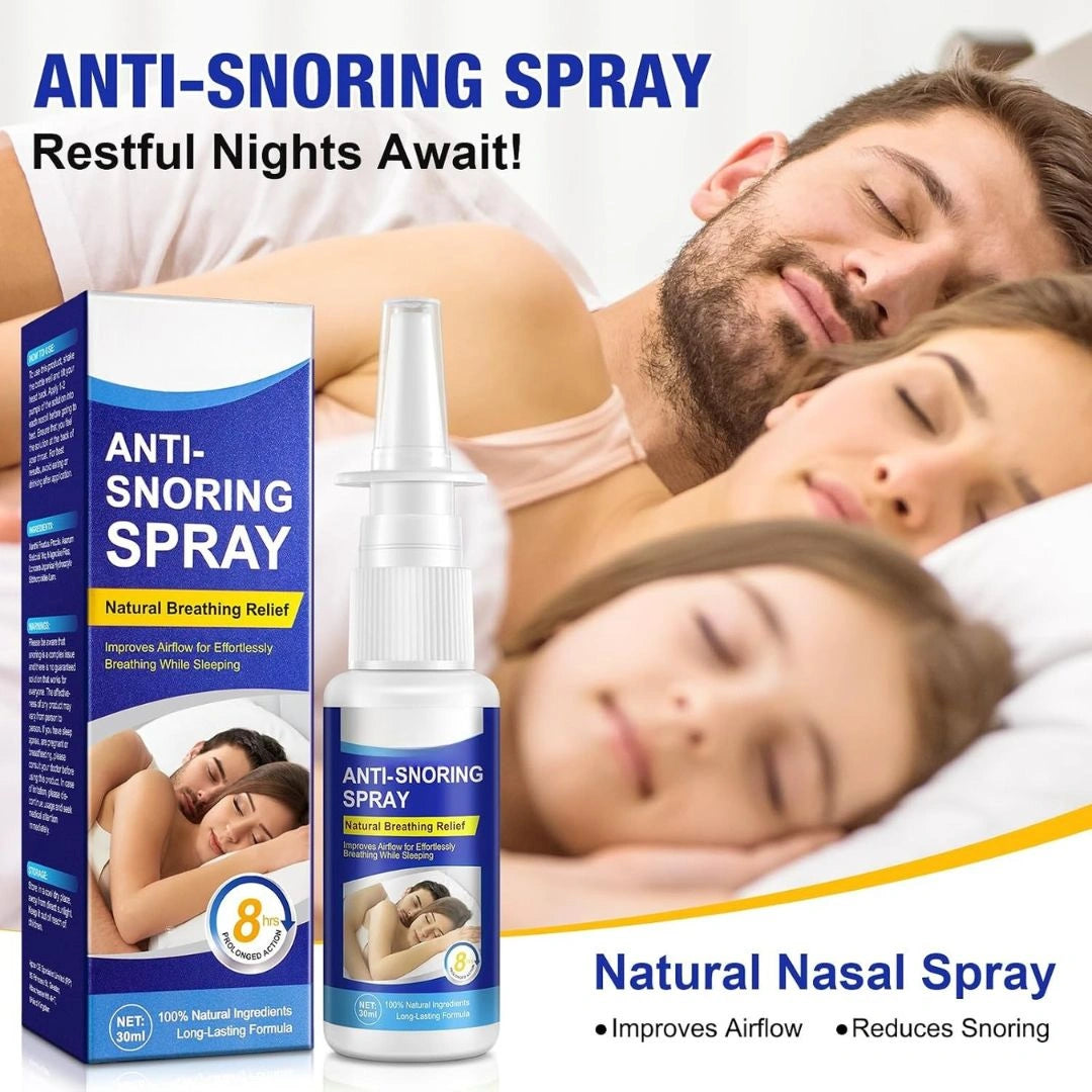 Anti snoring spray bottle product
